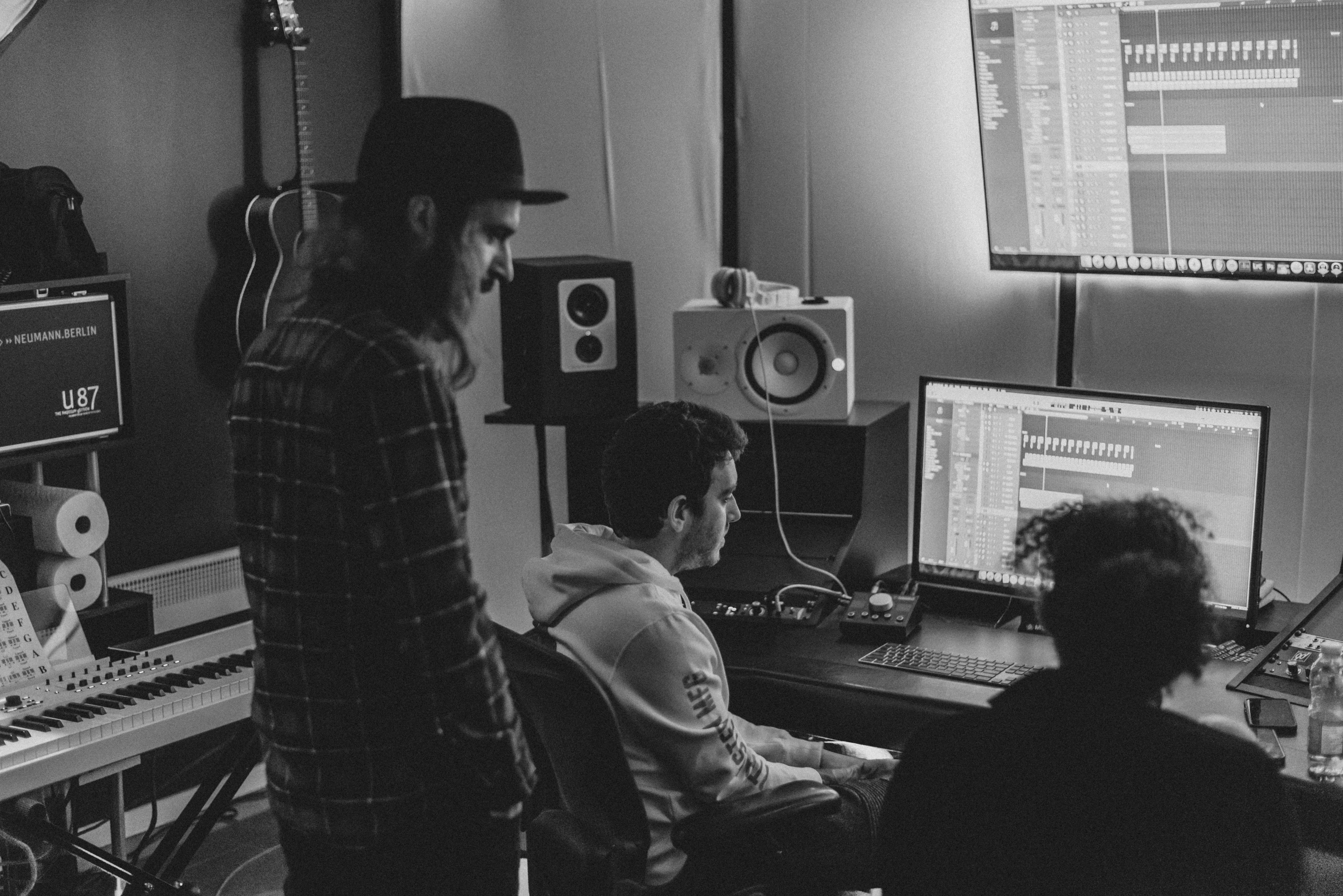 Studio session with Anthony Zappavigna